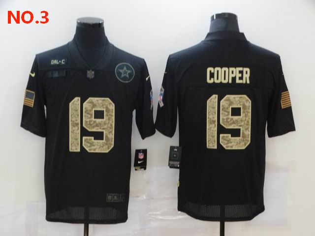 Men's Dallas Cowboys #19 Amari Cooper Jerseys NO.3;